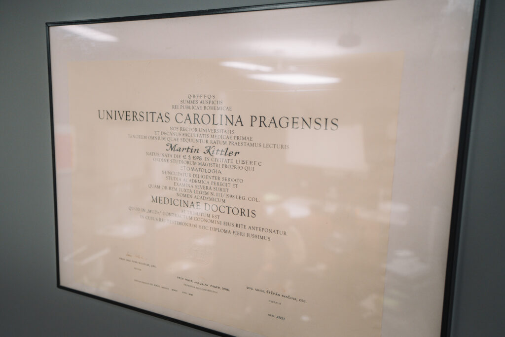 Mudr. Martin Kittler universitas carolina pragensis